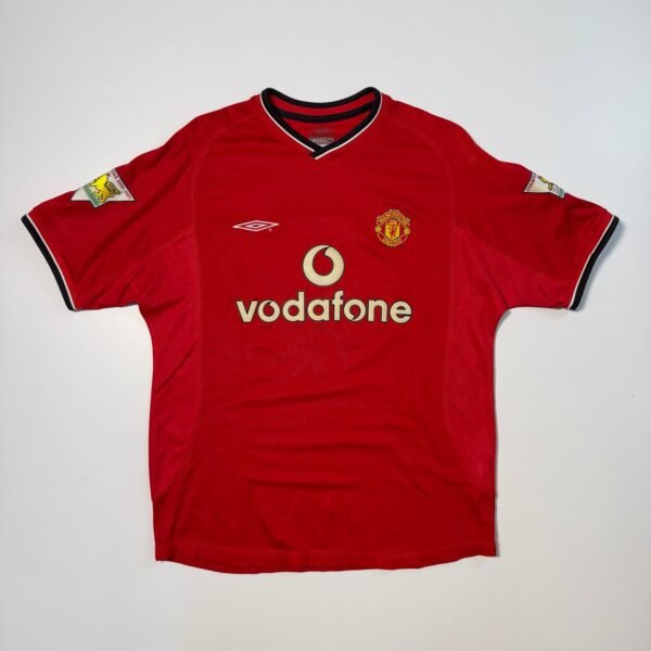2000-02 Manchester Uniter Home Jersey - Veron 4 (L)