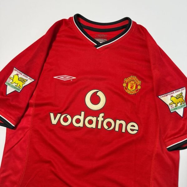 2000-02 Manchester Uniter Home Jersey - Veron 4 (L)