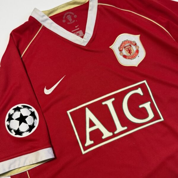 2006-07 Manchester United Home UCL Jersey - Ronaldo 7 (L)