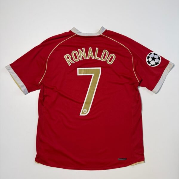 2006-07 Manchester United Home UCL Jersey - Ronaldo 7 (L)