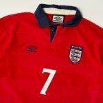 2000 England Away Jersey - Beckam 7 (XXS)