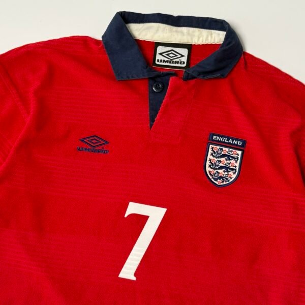 2000 England Away Jersey - Beckam 7 (XXS)