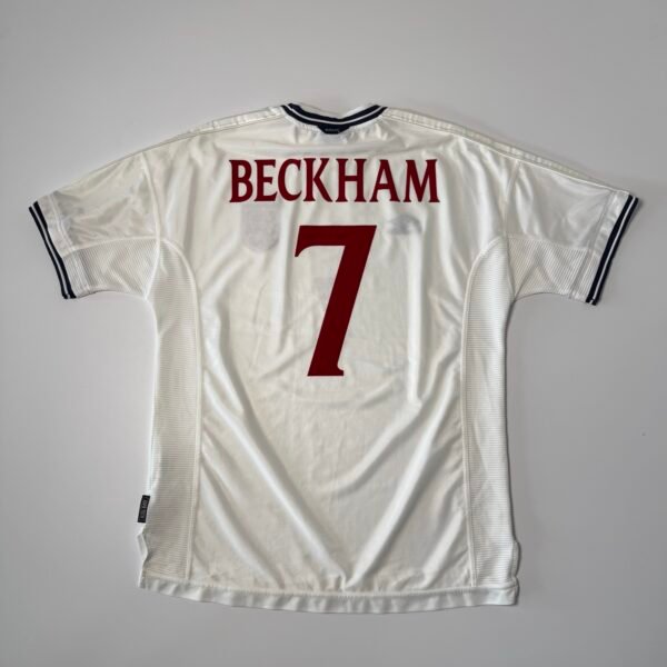 2000 England Home Jersey - Beckham 7 (XL)