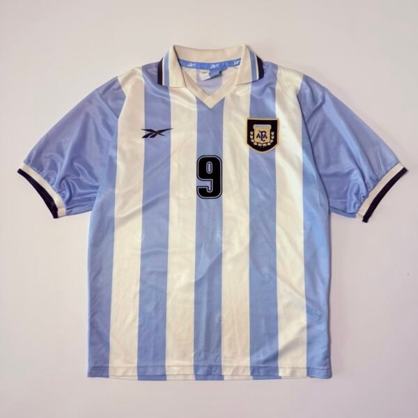 1999 Argentina Home Jersey - Crespo 9 (L)