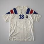 1992 France Away Jersey - Cantona 18 (L)