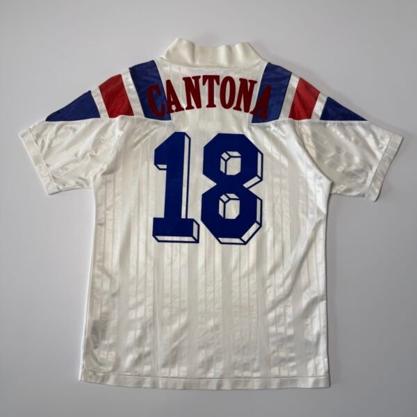 1992 France Away Jersey - Cantona 18 (L)