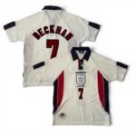 1998 England Home Jersey - Beckham 7 (M)
