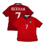 2000 England Away Jersey - Beckam 7 (XXS)