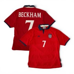 2000 England Away Jersey - Beckam 7 (XXS)