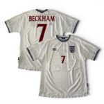 2000 England Home Jersey - Beckham 7 (XL)