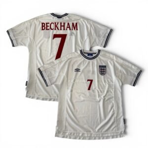 2000 England Home Jersey - Beckham 7 (XL)