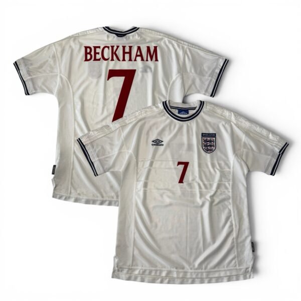 2000 England Home Jersey - Beckham 7 (XL)