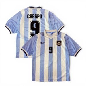 1999 Argentina Home Jersey - Crespo 9 (L)