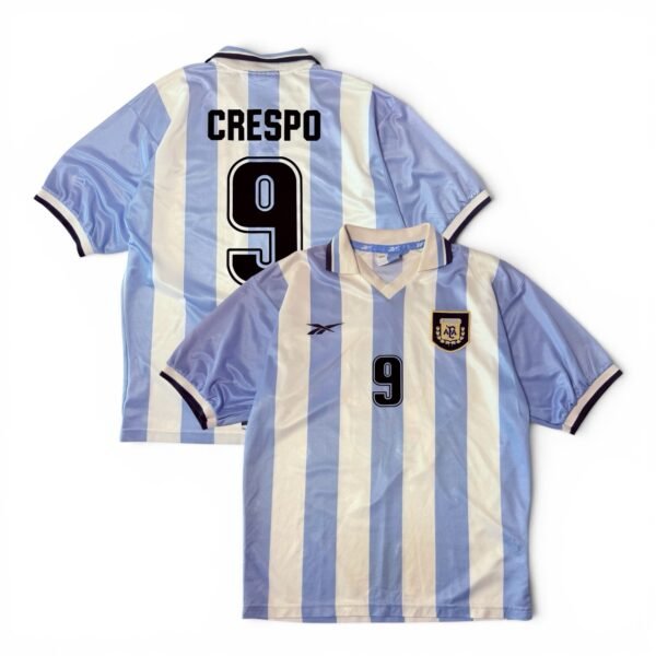 1999 Argentina Home Jersey - Crespo 9 (L)