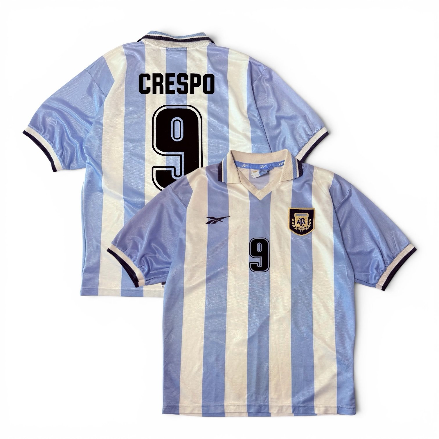 1999 Argentina Home Jersey - Crespo 9 (L)